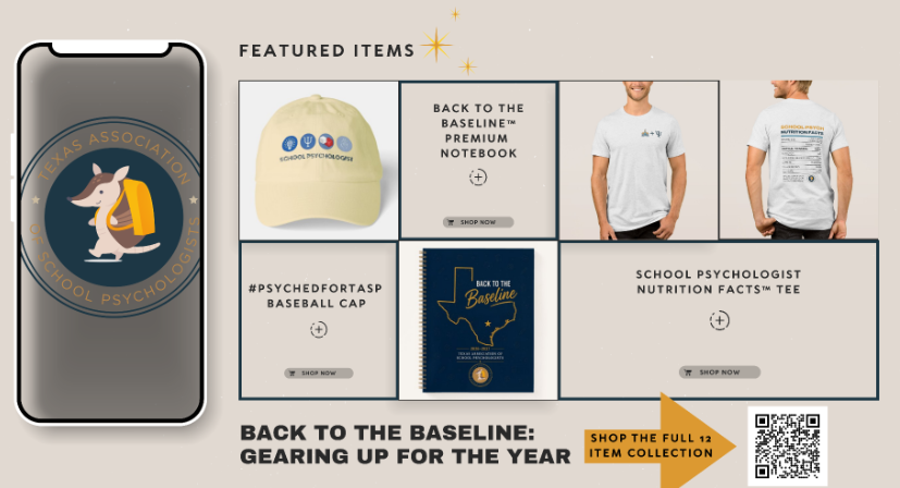 TASP Merchandise Store Samples